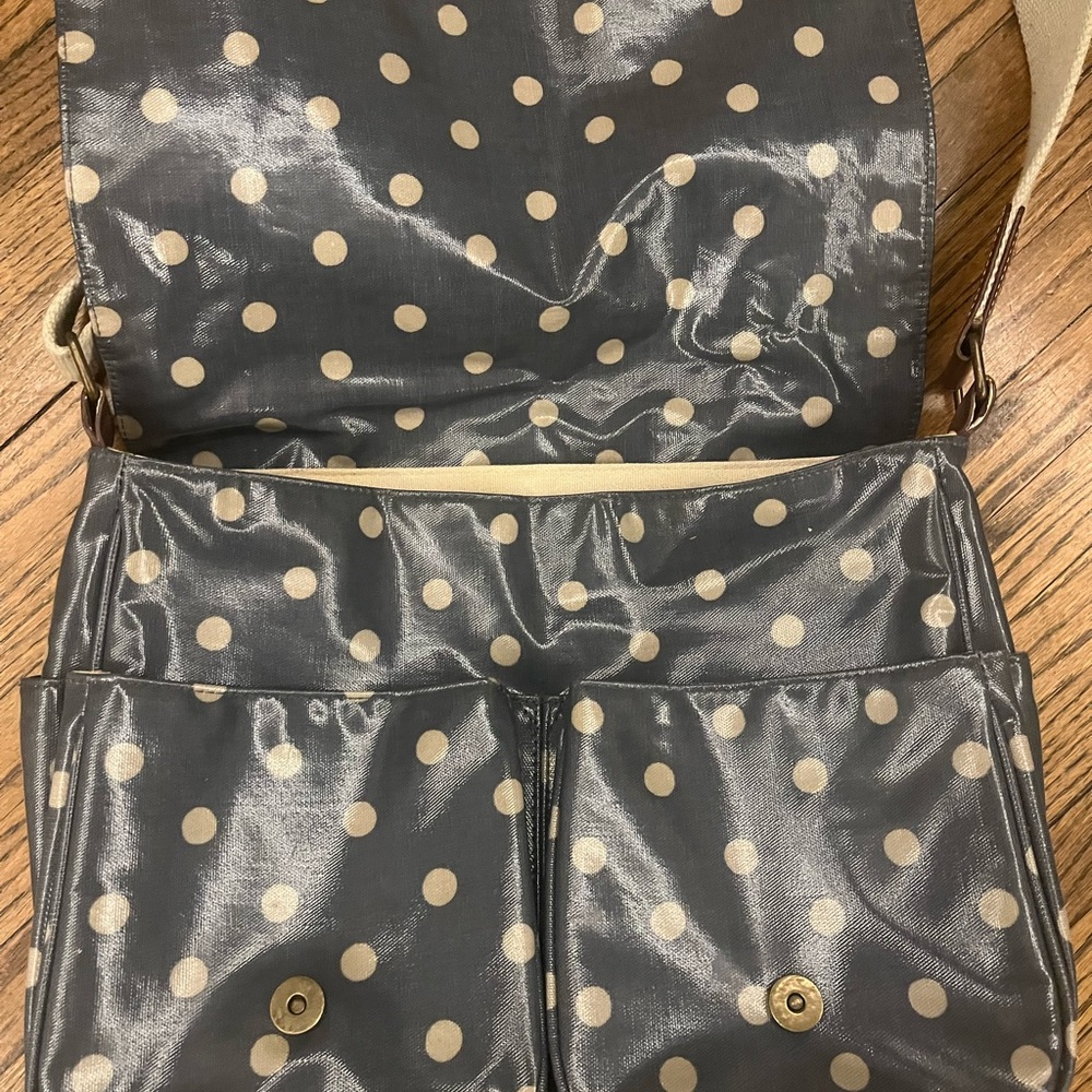 Cath Kidston Gray Polka Dot Crossbody Bag - Picture 2 of 9
